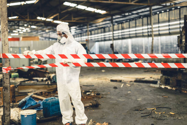 Professional Biohazard technician working in Springvale, ME
